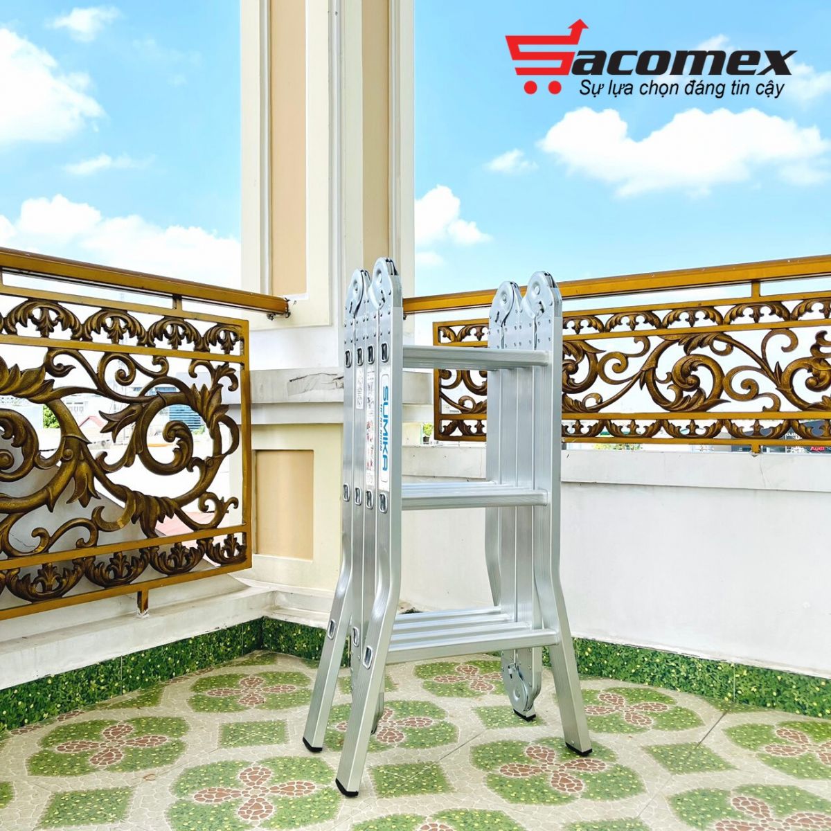 thang gấp đa năng 4 đoạn Sumika SK603