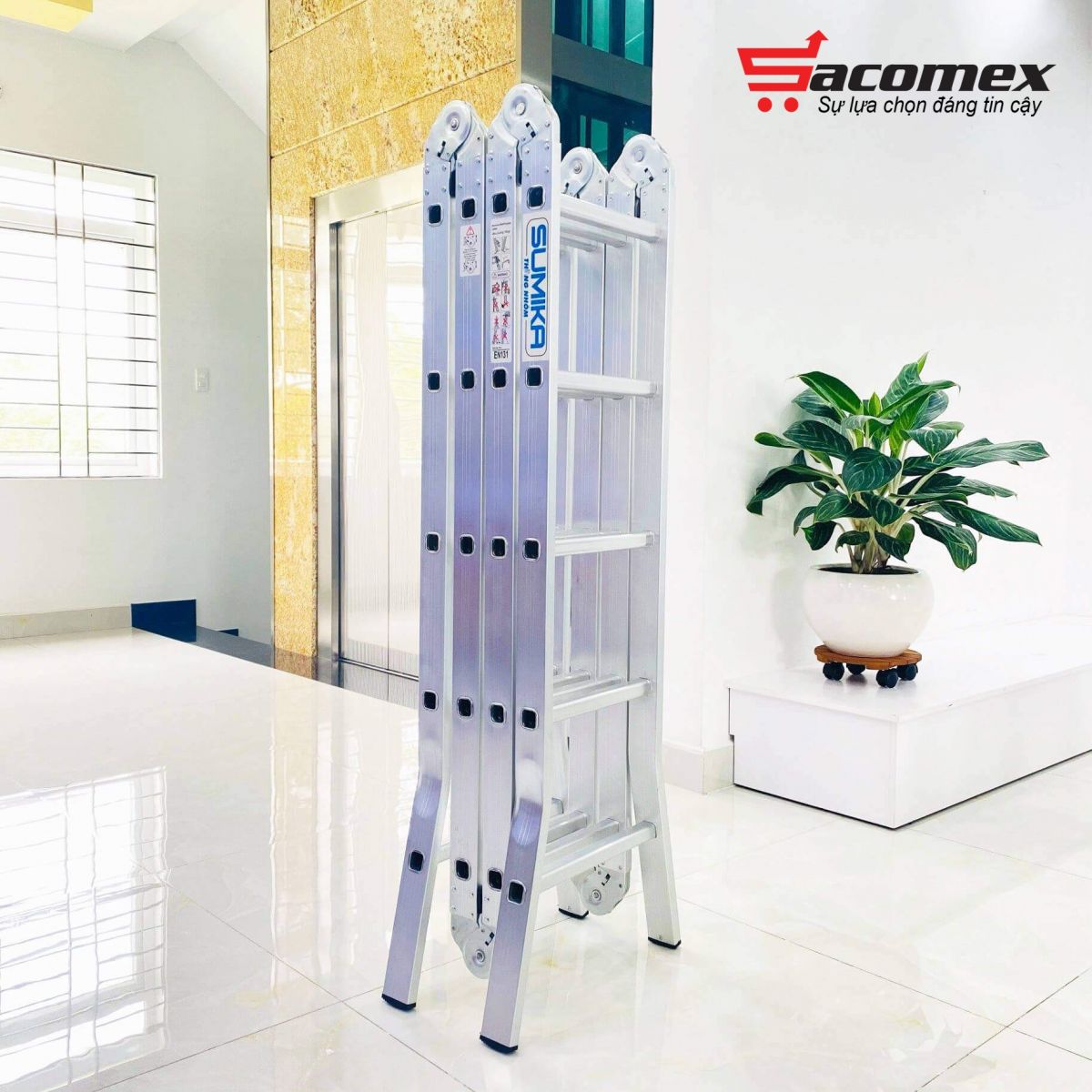 thang gấp đa năng 4 đoạn Sumika SK605
