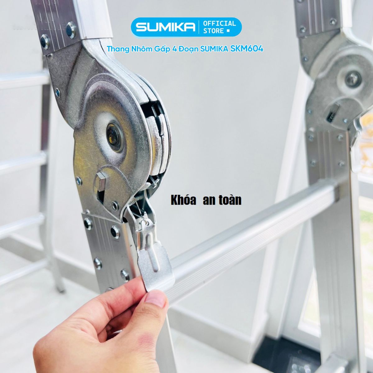 Đặc điểm nổi bật của thang nhôm xếp 4 đoạn Sumika SKM604