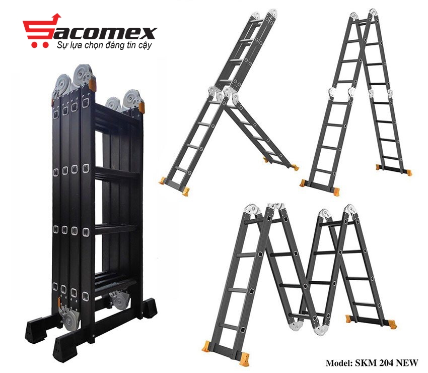 thang gấp đa năng 4 đoạn Sumika SKM203 NEW