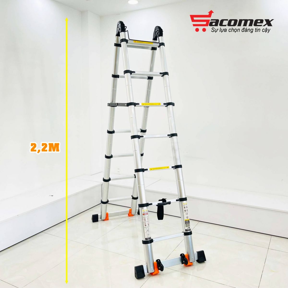 ưu điểm vượt trội của thang nhôm rút đôi Sumika SK440D NEW