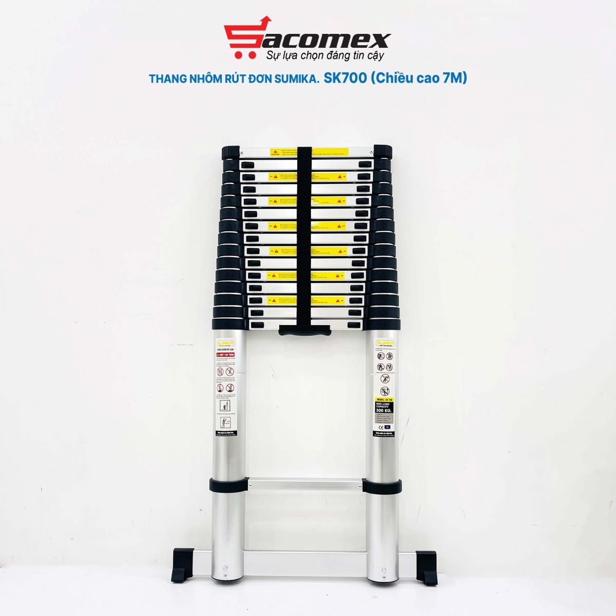 thang nhôm rút đơn Sumika SK700