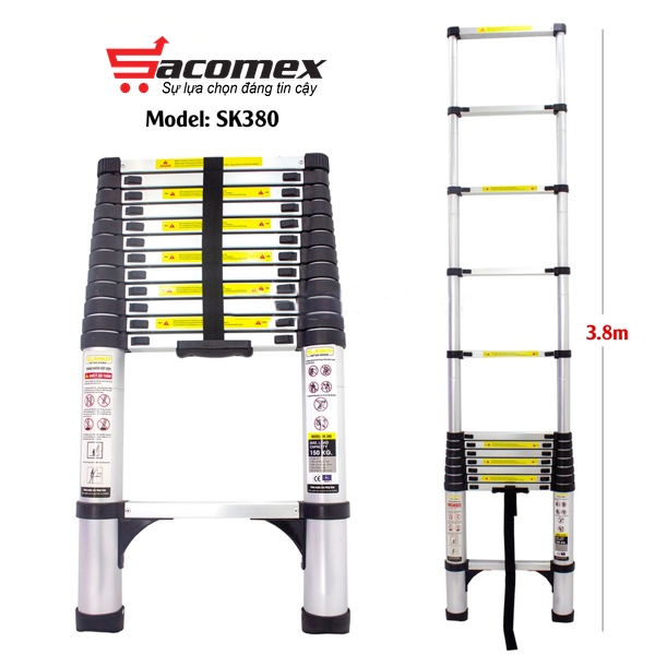 thang nhôm rút đơn Sumika SK380