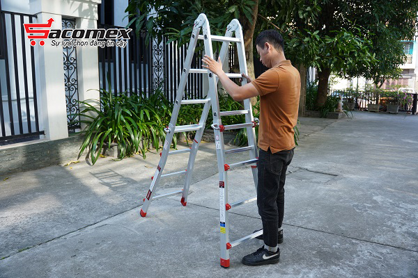 Lợi ích khi sử dụng thang nhôm chữ A gấp trượt Ninda RL-04