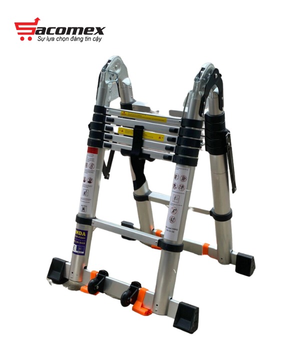  thang nhôm rút chữ A Ninda ND-38AIS