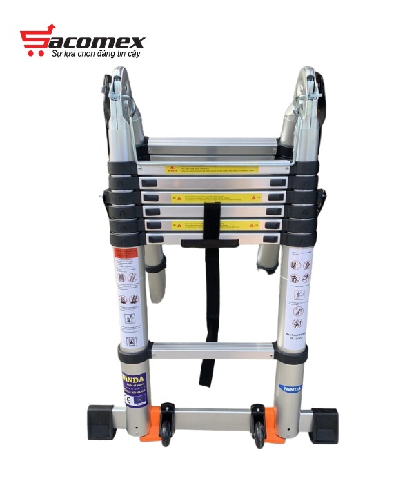 Điểm nổi bật của thang nhôm rút chữ A Ninda ND-44AIS