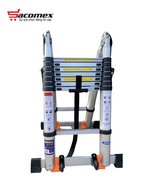 Điểm nổi bật của thang nhôm rút chữ A Ninda ND-50AIS