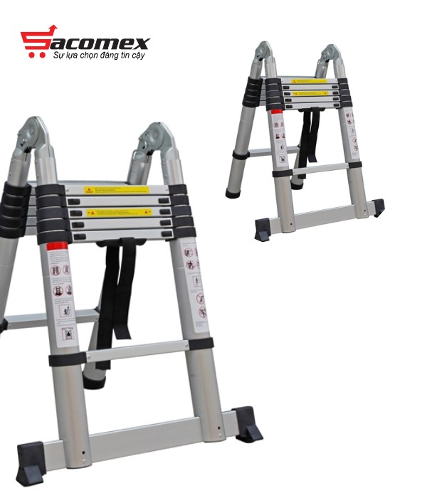 chất lượng của thang nhôm rút chữ A Ninda ND-38AI