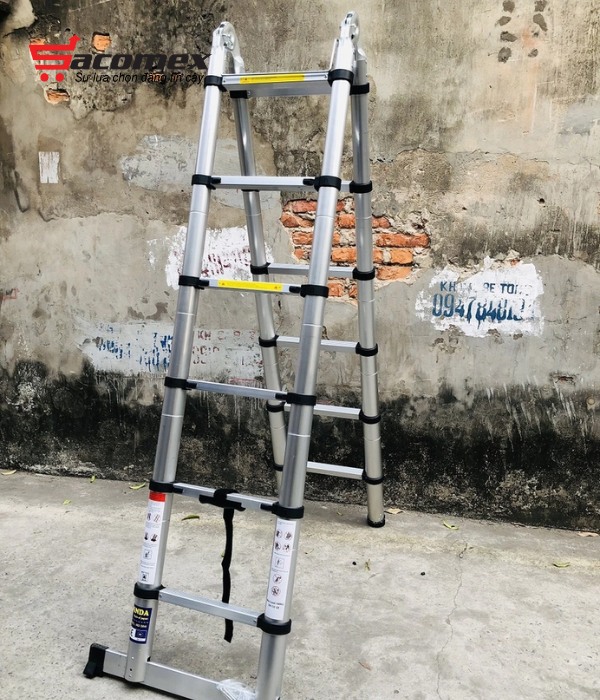 ưu điểm thang nhôm rút chữ A Ninda ND-38AI