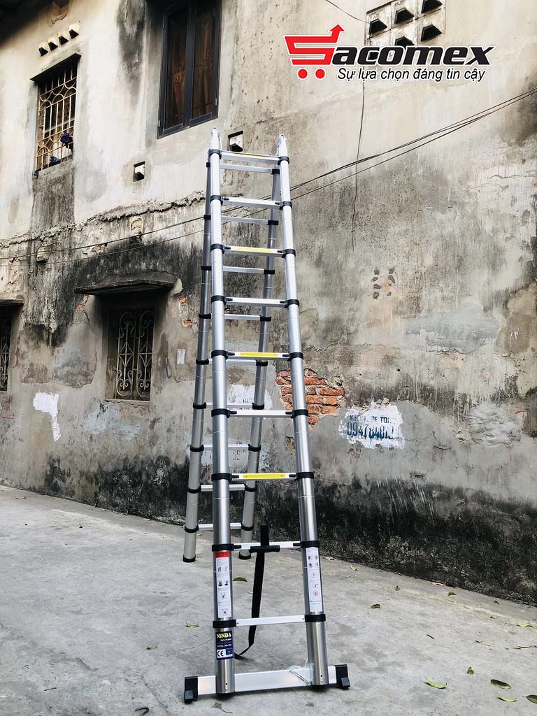 Kinh nghiệm chọn mua thang nhôm rút gọn chữ A Ninda ND-56AI