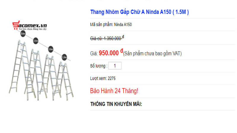 gia-thang-nhom-chu-a-1m5-sacomex