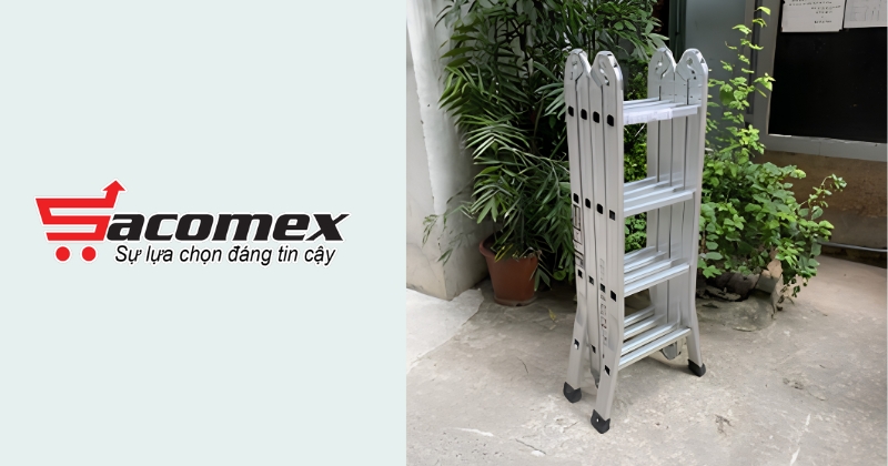 Thang nhôm gấp chữ M Ninda ND-404