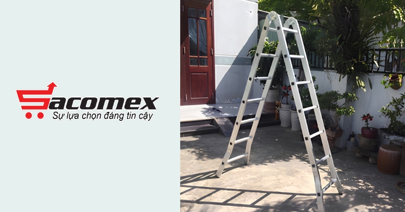 Thiết kế linh hoạt của thang nhôm gấp chữ A Ninda A300