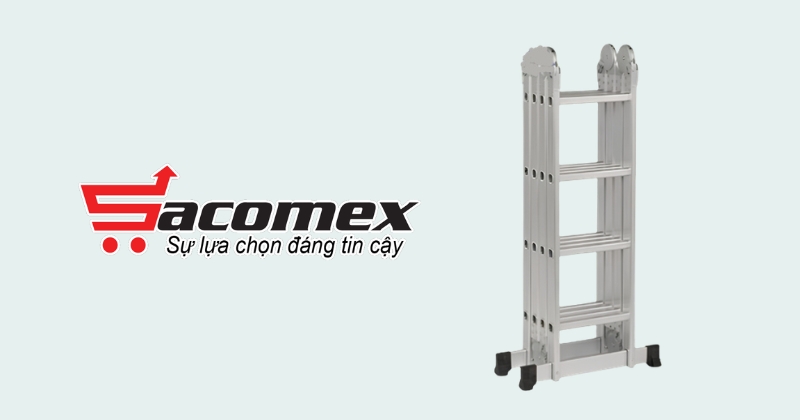 Thang nhôm gấp chữ M NINDA ND-404C