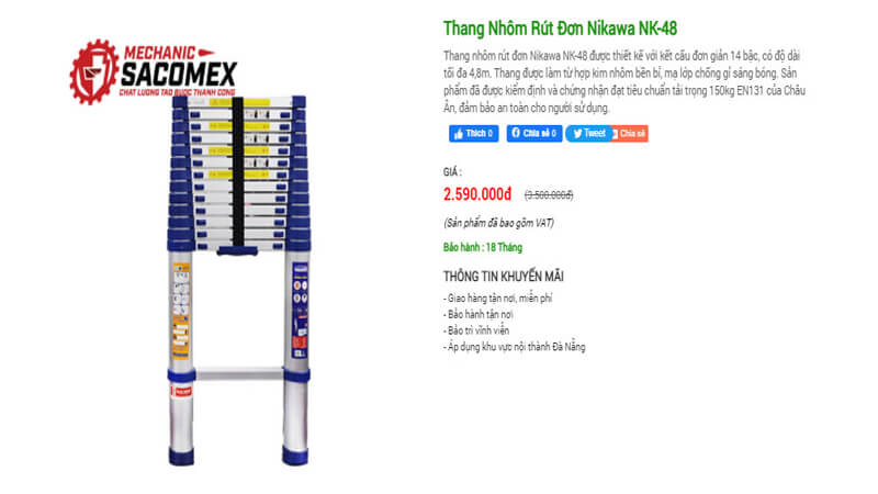 thang-nhom-rut-gon-48m-nikawa-nk-48-sacomex