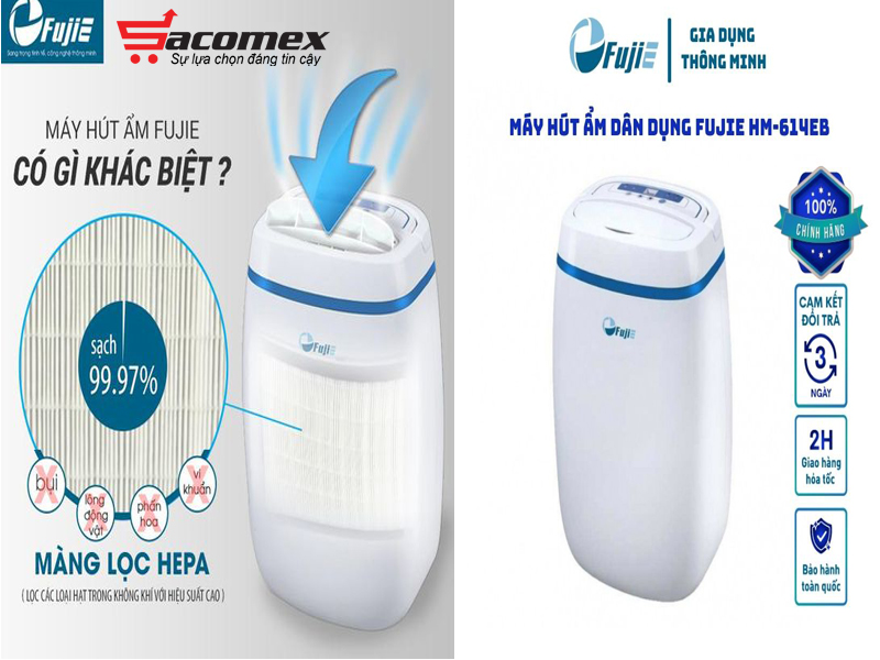 may-hut-am-fujie-hm-614eb-cho-phong-20m2-sacomex