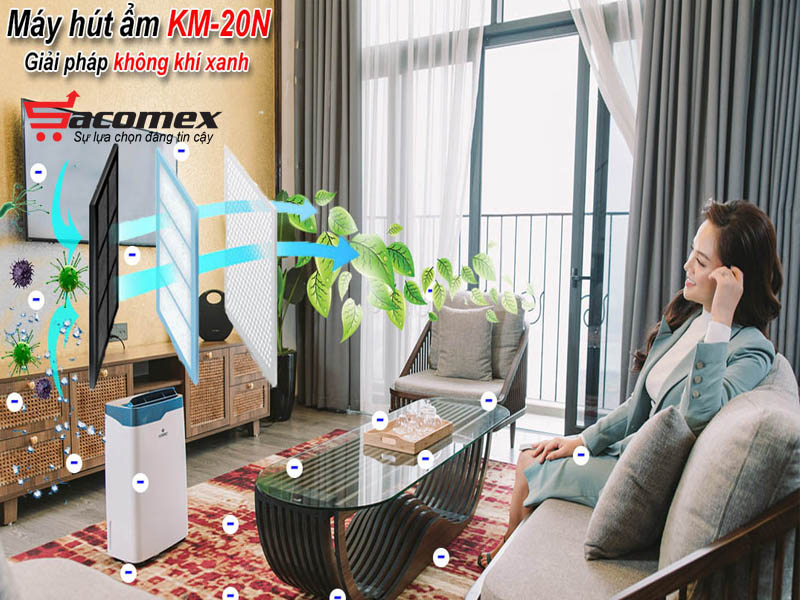 may-hut-am-kosmen-rat-tiet-kiem-dien-nang-va-do-on-cuc-thap-sacomex