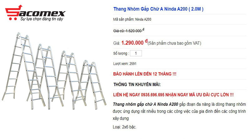 ninda-a200-mau-thang-nhom-chu-a-2m-sacomex