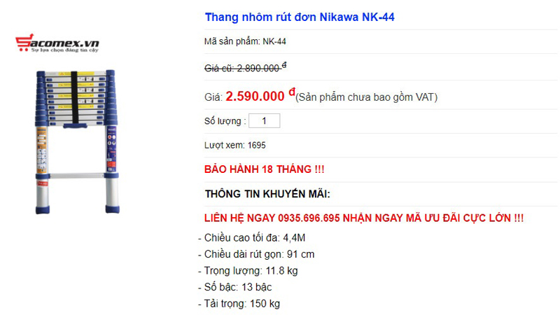 thang-nhom-rut-don-nikawa-nk-44-sacomex