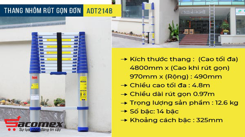 thang-nhom-rut-gon-don-advindeq-adt214b-chuyen-dung-cho-tho-dien-sacomex