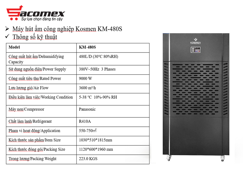 thong-so-ky-thuat-cua-may-hut-am-cong-nghiep-kosmen-km-480s-sacomex