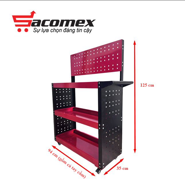 Đặc điểm nổi bật của xe đẩy hàng Sacomex XC125