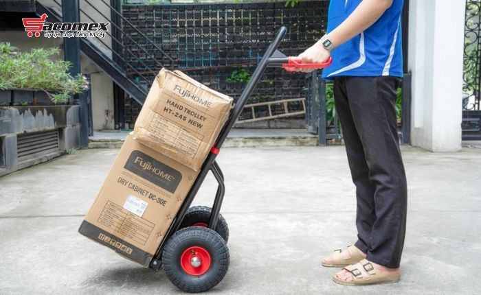 Giới thiệu về xe kéo đẩy hàng 2 bánh gấp gọn Fujihome CC6300