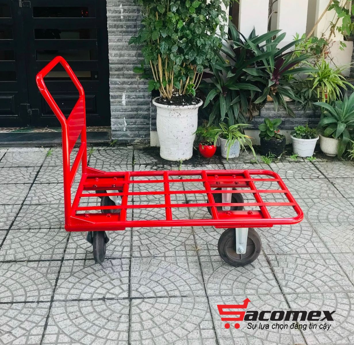 xe đẩy hàng 4 bánh Sacomex 4SA-500H