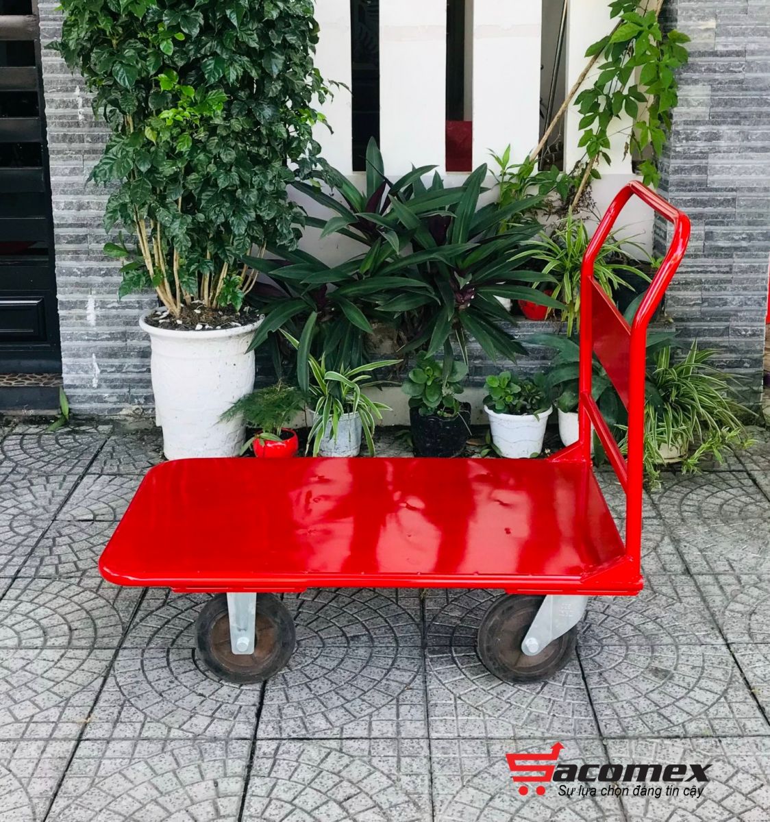 xe đẩy hàng 4 bánh Sacomex 4SA-500K
