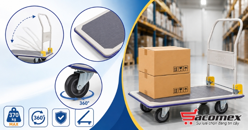 Những ưu điểm vượt trội của xe đẩy hàng SUMO HB-210C