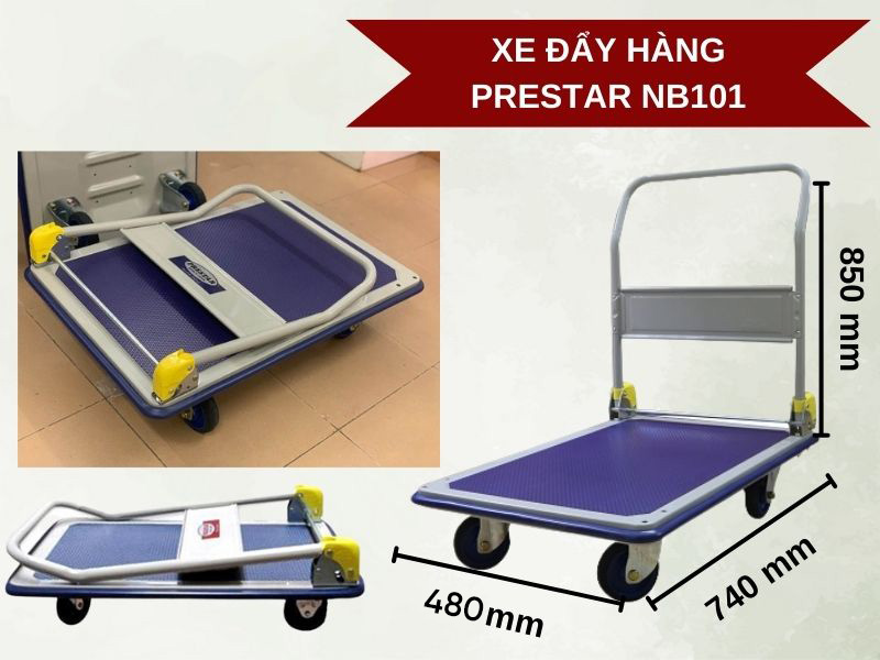 xe đẩy hàng 4 bánh Prestar NB-101