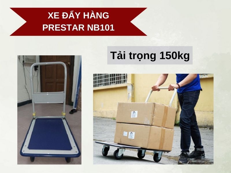 xe đẩy hàng 4 bánh Prestar NB-101