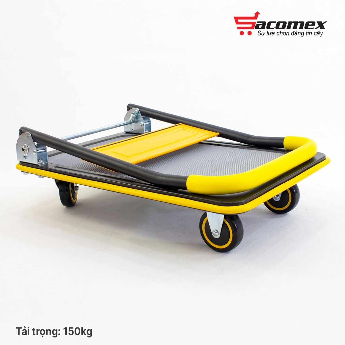 xe đẩy hàng sàn thép Sumika T150