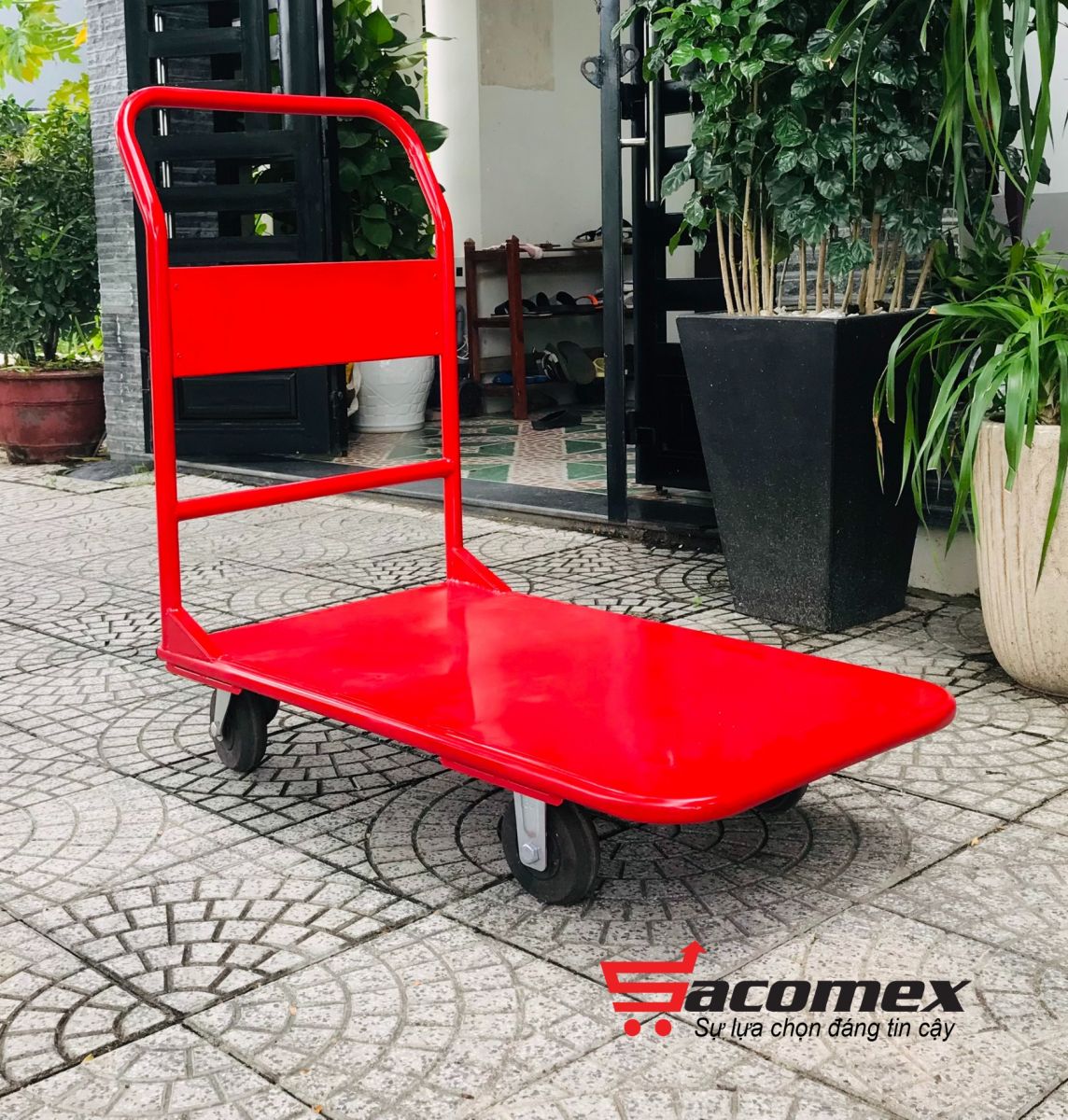 xe đẩy hàng 4 bánh Sacomex 4SA-250K