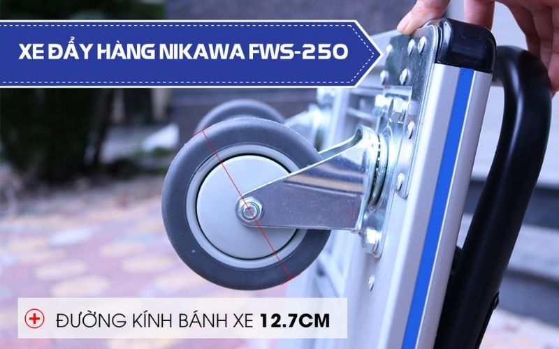 ​ Đặc điểm nổi bật của xe đẩy hàng nhôm Nikawa FWS-250