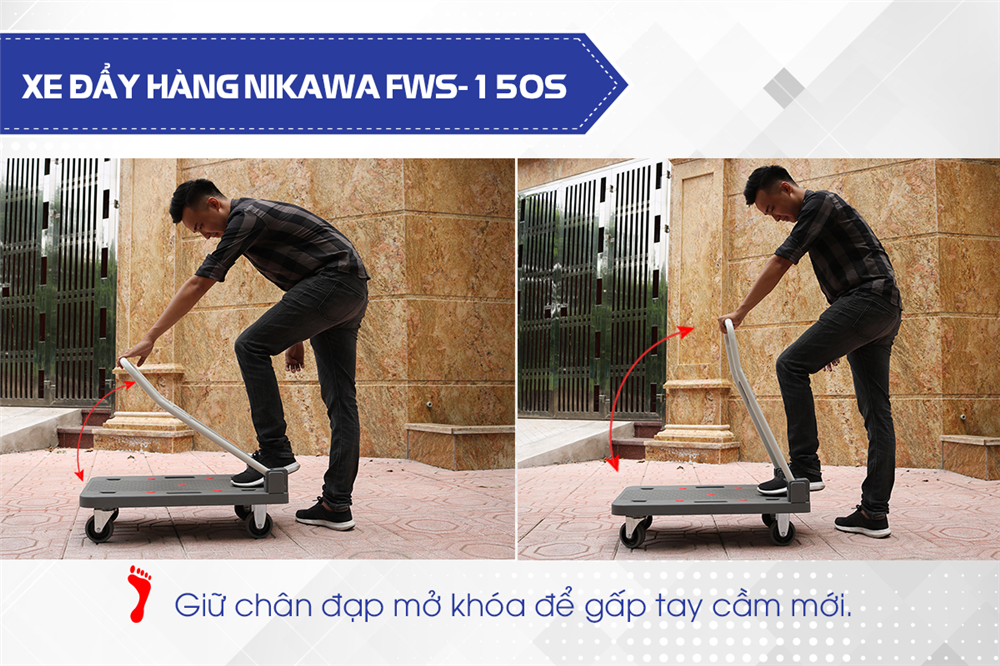 Nikawa FWS-150DS chính là khả năng gấp gọn