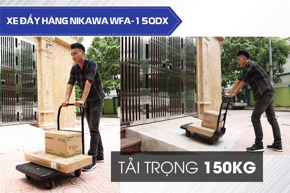 Ưu điểm nổi bật của xe đẩy hàng Nikawa WFA-150DX