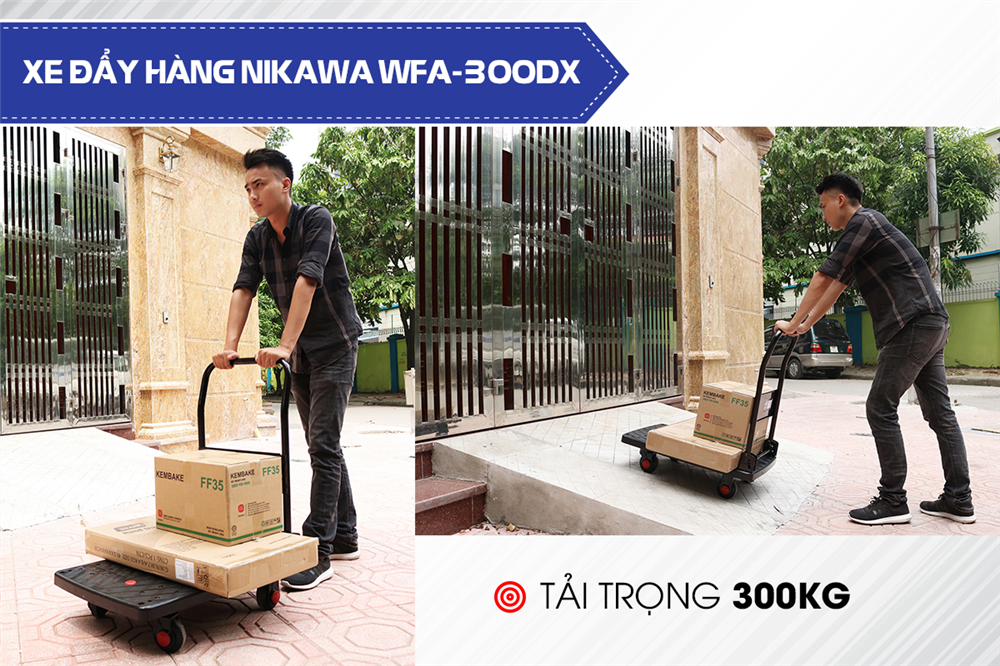 Ưu điểm nổi bật của xe đẩy hàng Nikawa WFA-300DX