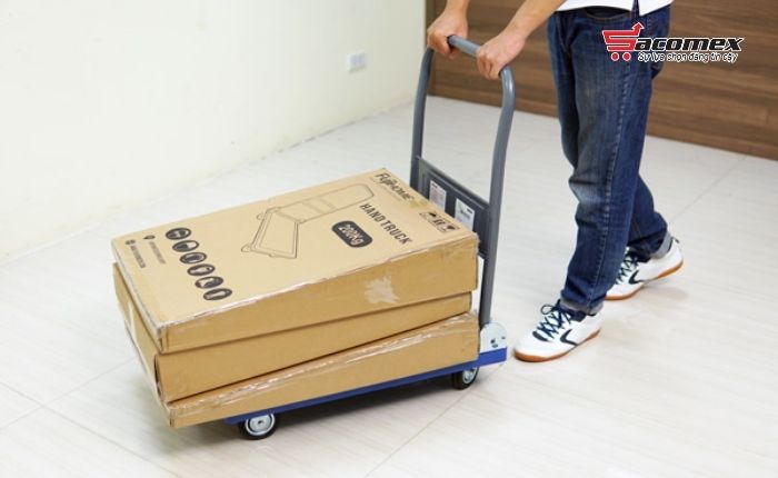 Ứng dụng của xe đẩy hàng sàn nhựa Fujihome PH150A