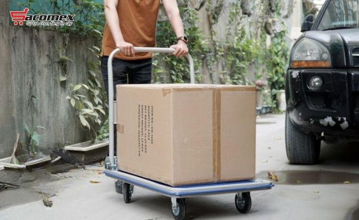 Lợi ích khi sử dụng xe đẩy hàng sàn thép 4 bánh Fujihome SH300