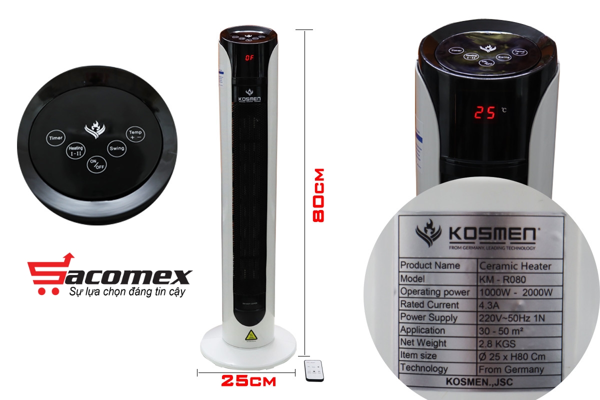 Top 5 máy sưởi phòng khách công suất lớn nên chọn