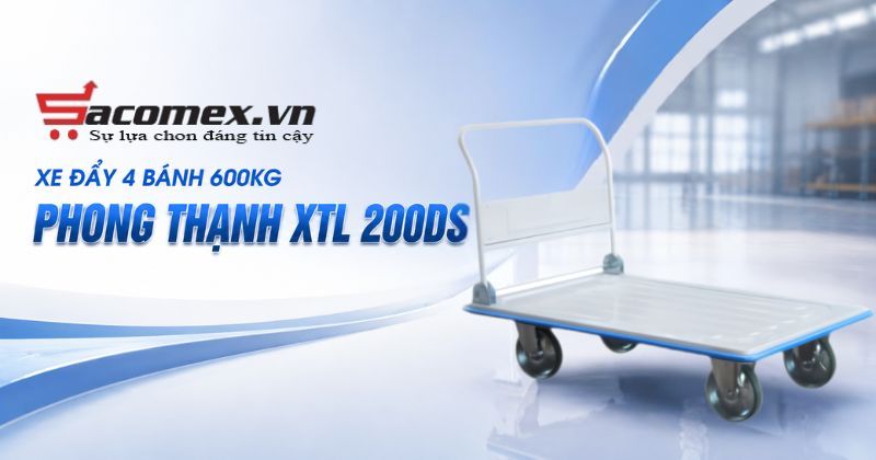 Xe đẩy 4 bánh 600kg Phong Thạnh XTL 200DS