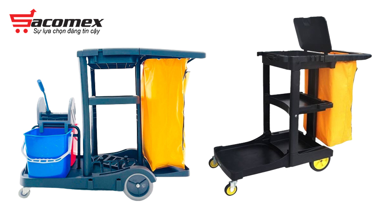 Xe đẩy làm vệ sinh HiClean HC180C
