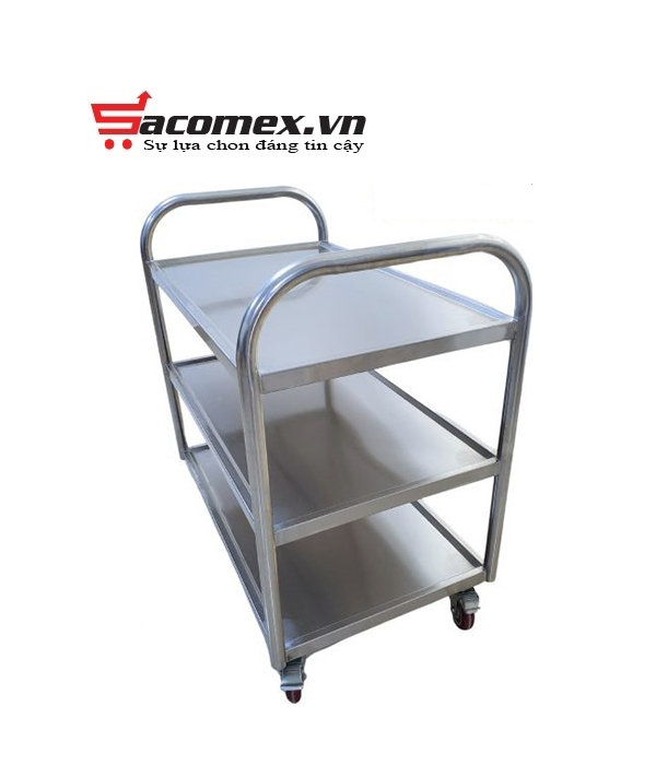 Ứng dụng của xe đẩy inox 3 tầng Sacomex NK03