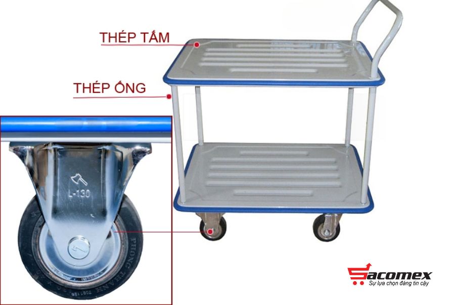 Đặc điểm nổi bật của xe đẩy hàng Phong Thạnh XTL 130T2