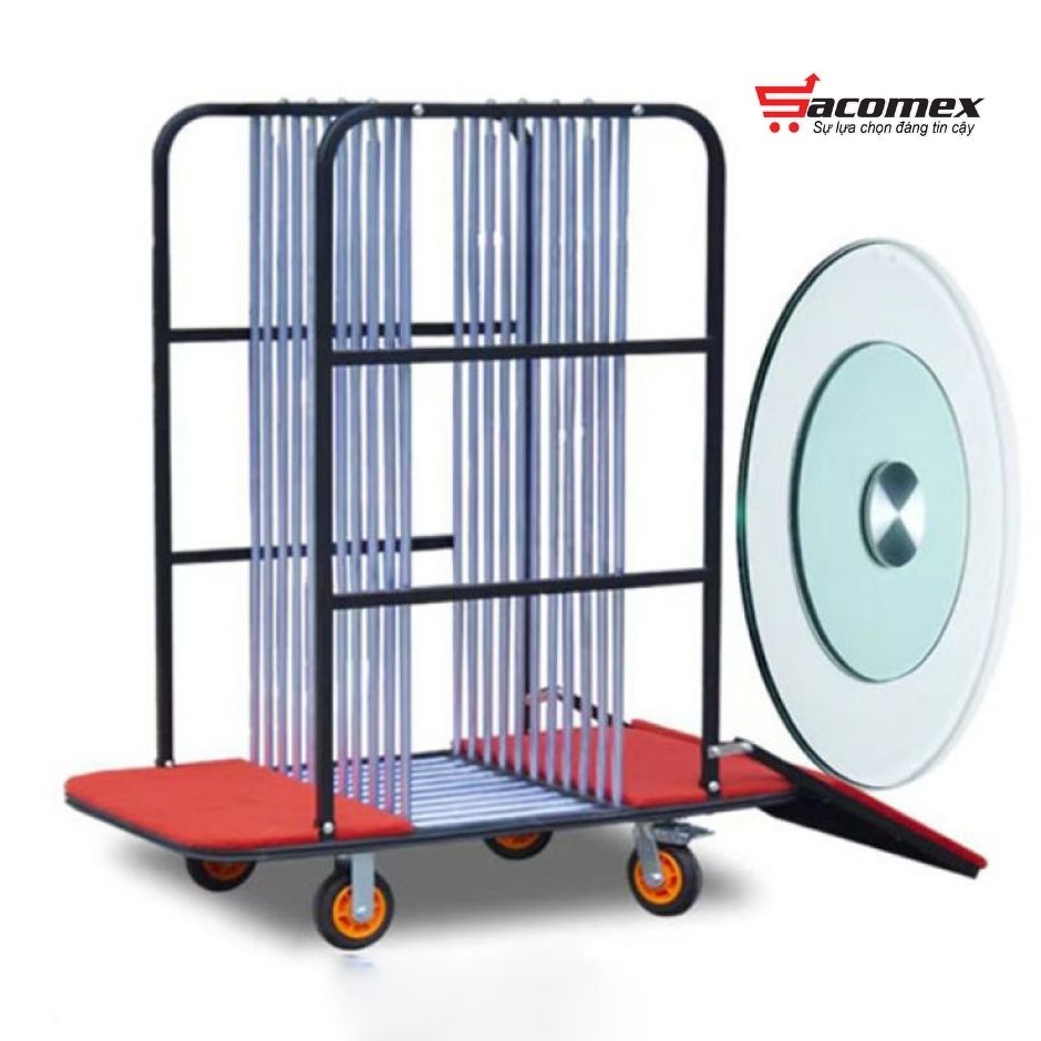 Ứng dụng của xe đẩy dọn bàn có cầu lên HTSXDB7-C