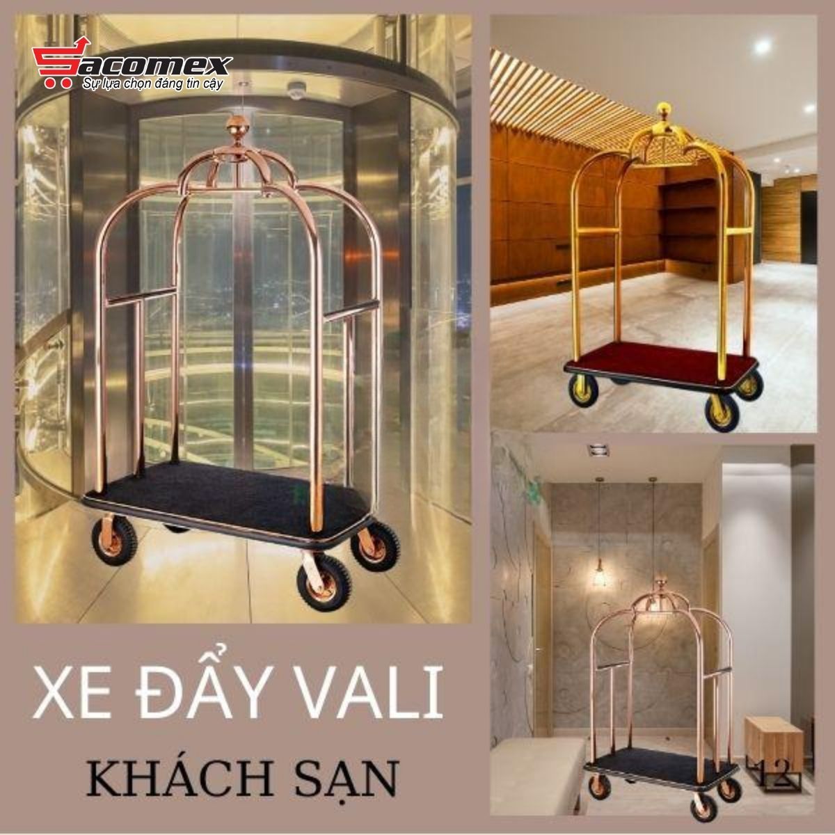 Hướng dẫn sử dụng và bảo quản xe đẩy hành lý HTGXL01