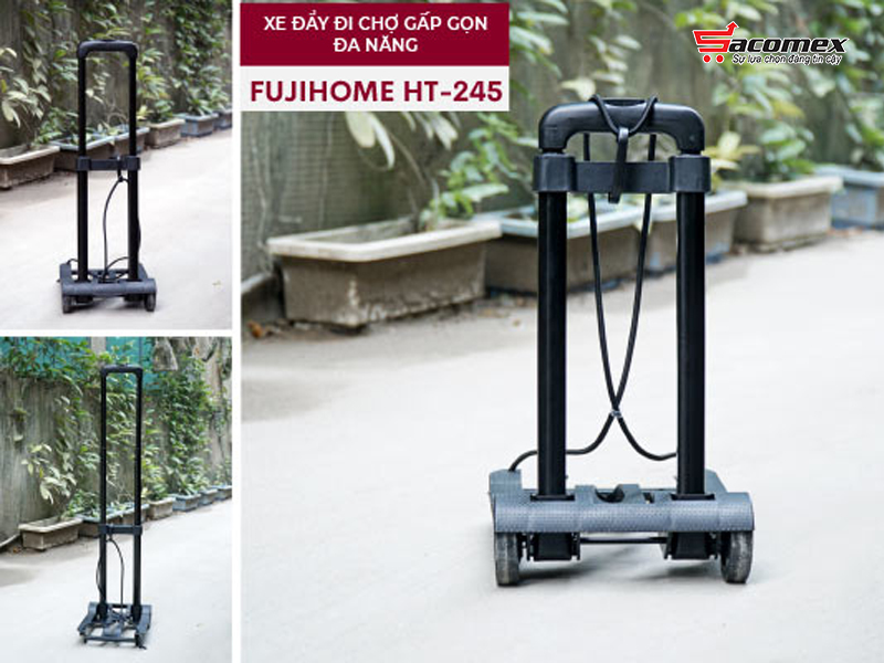 Giới thiệu sản phẩm xe đẩy đi chợ gấp gọn đa năng Fujihome HT-245