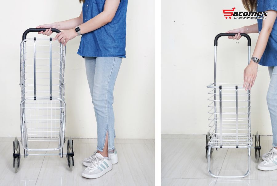 Đặc điểm nổi bật của xe đi chợ gấp gọn, leo cầu thang Fujihome SC-260NEW2