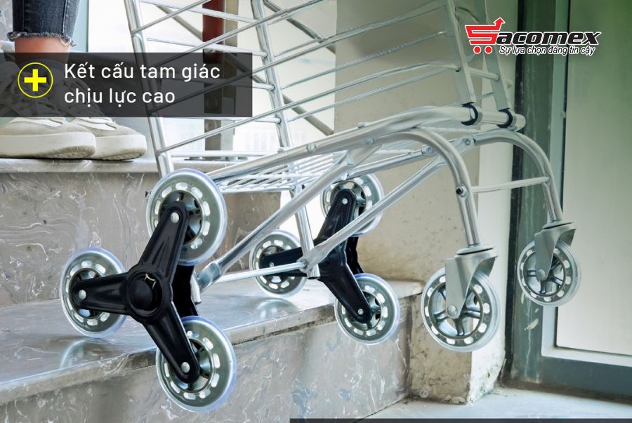 Đặc điểm nổi bật của xe đi chợ gấp gọn, leo cầu thang Fujihome SC-260NEW2